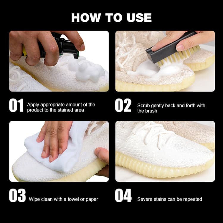Shoe Cleaning Foam – Sneakers & Leather Shoes Cleaner Foam view 2